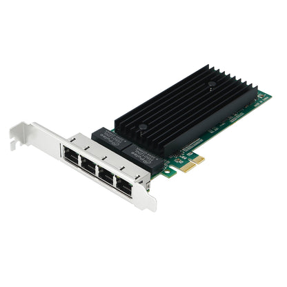 Lekuo 4-port Gigabit Ethernet network card with Intel 82576 chipset - product overview
