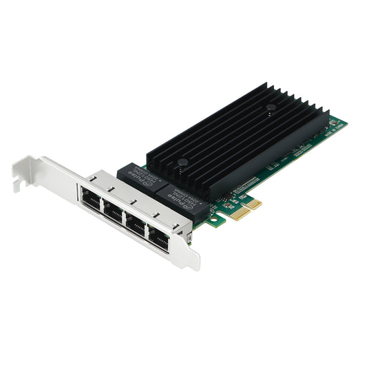 Lekuo 4-port Gigabit Ethernet network card with Intel 82576 chipset - product overview