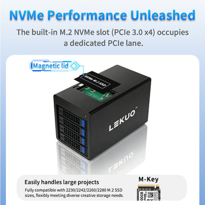 Lekuo TB3 enclosure SATA HDD installation guide