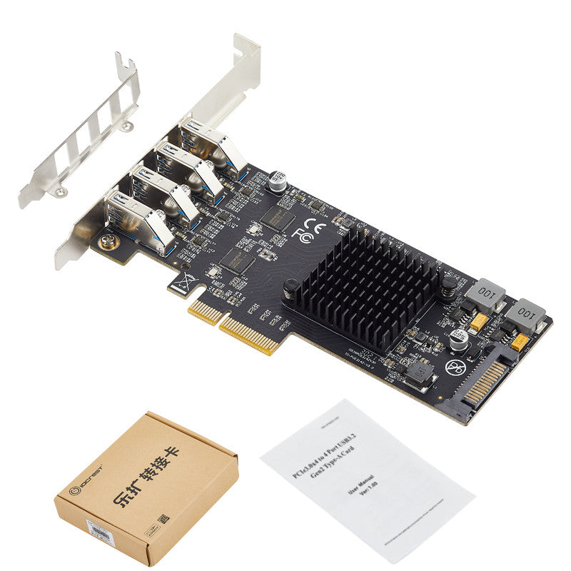IO-PCE3142-4I USB expansion card retail packaging