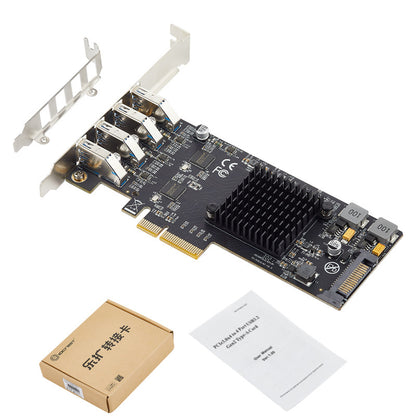 IO-PCE3142-4I USB expansion card retail packaging