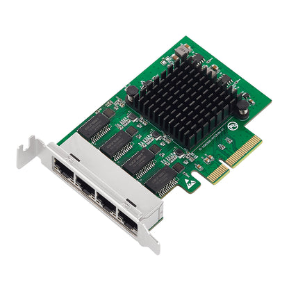 Lekuo 4-Port PCle to 1G Network Card,RTL8111H chip