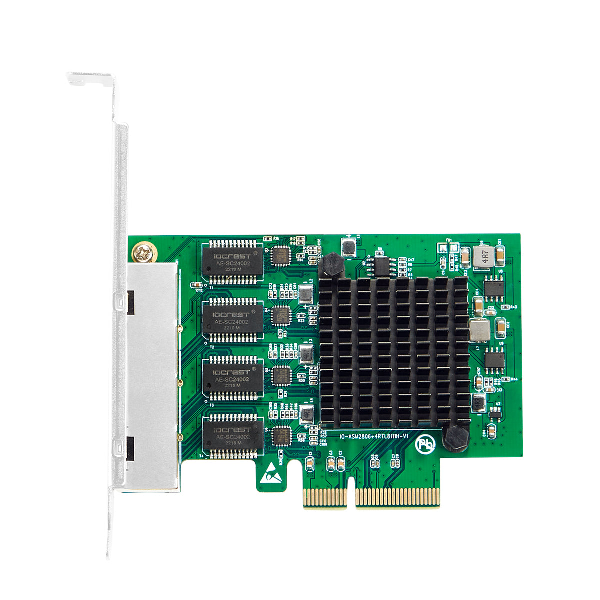 Lekuo 4-Port PCle to 1G Network Card,RTL8111H chip