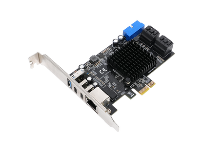 Lekuo SouthBridge Mini PCIe x1 to 10-Port Multi-Function Expansion Card