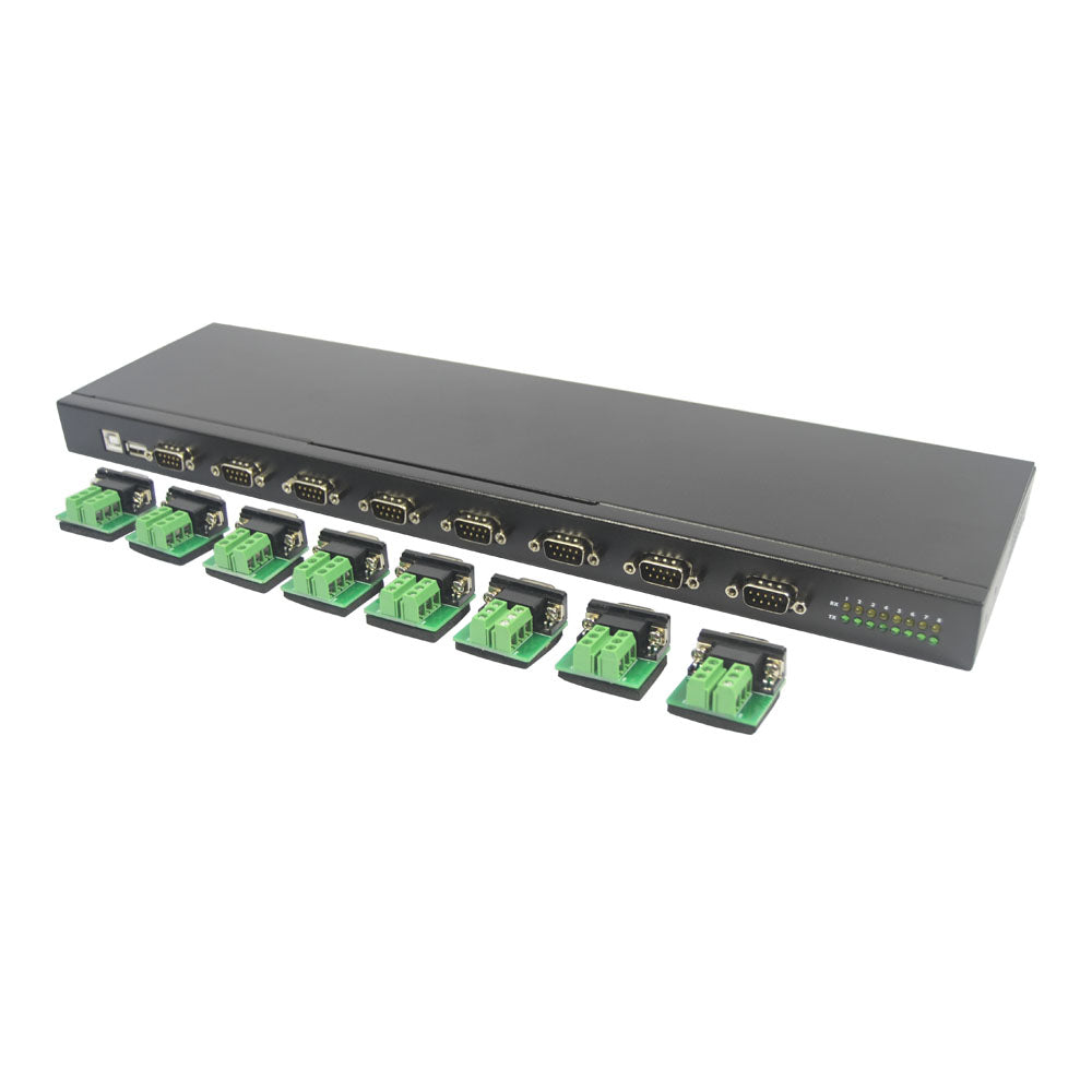 USB 2.0 to 8 Ports RS422/485 Adapter