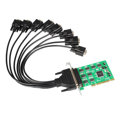 Lekuo 8-Port RS-232 PCI Serial Card with Fan-Out Cable