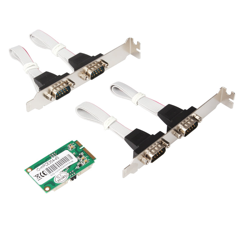 Mini PCIe Serial Port Card (4x RS-232)