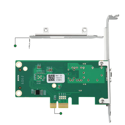 Lekuo 1-Port SFP+ PCIe 1G Network Card,Intel210 chip