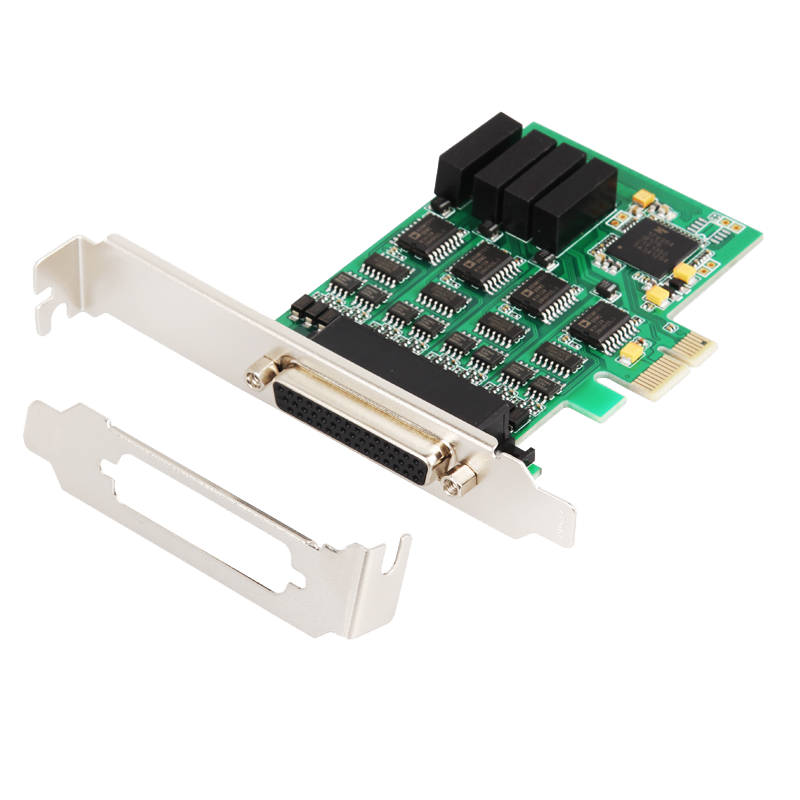 Lekuo 4-Port RS-422/485 PCIe Serial Card with Fan-Out Cable