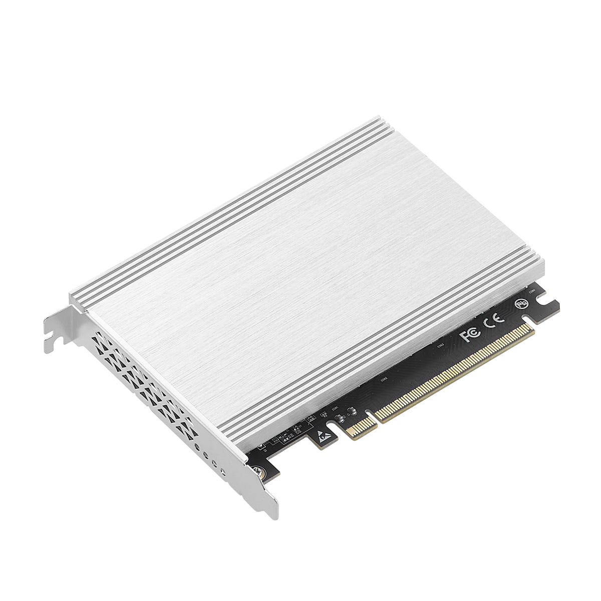 PCIe 4.0 x16 to 4x M.2 NVMe Adapter Card