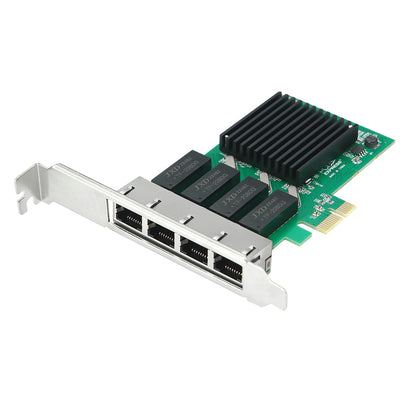 Lekuo 4-Port PCle to 1G Network Card,RTL8111H chip