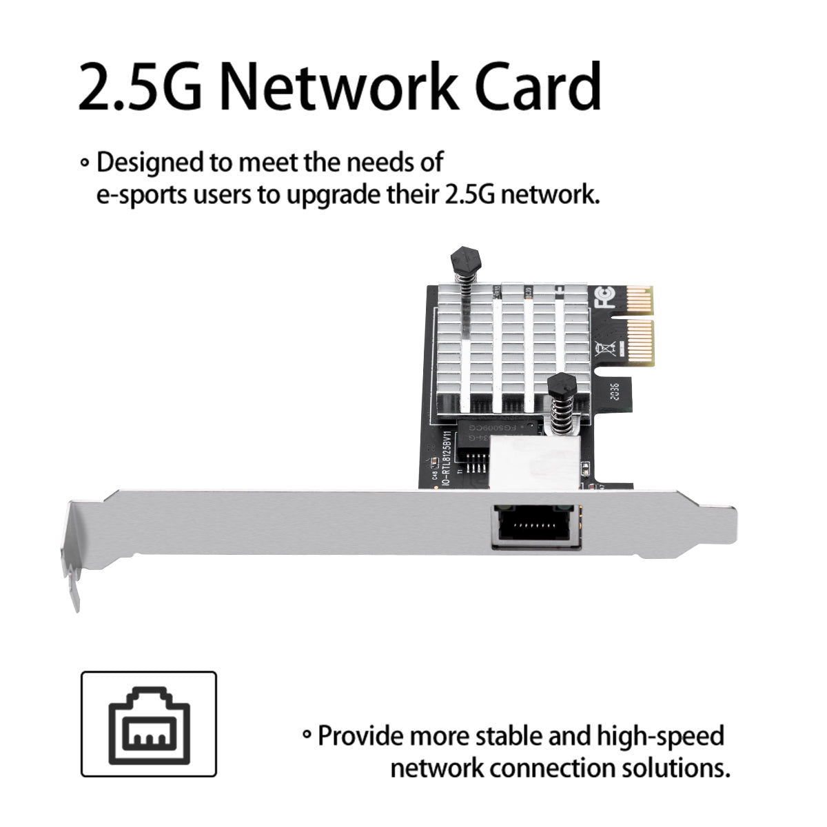 2.5G Network Card Specifications and Features