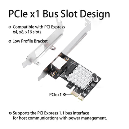 High Speed Ethernet Adapter PCIe Interface