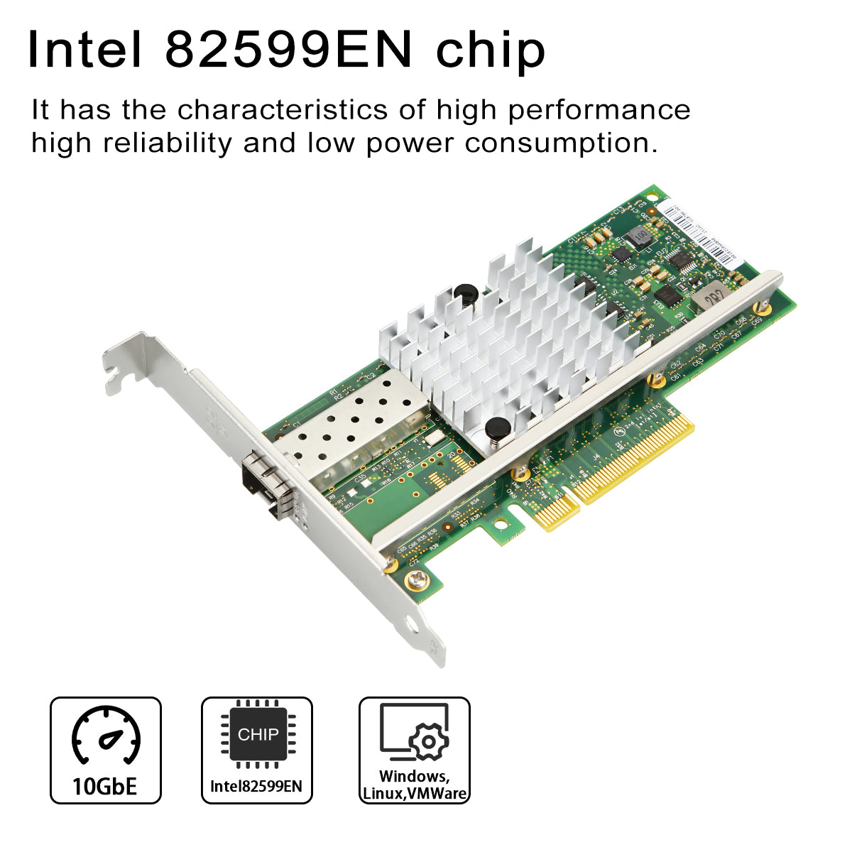 PCIe x8 connector gold contacts detail
