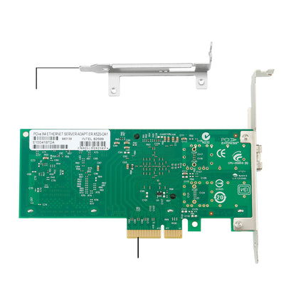 Low-profile bracket included with 10G Ethernet network card for server installation